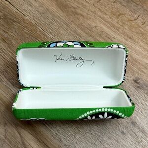 Vera Bradley • Cupcake Green Clamshell Sunglass Case